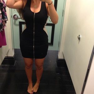 Black and nude dress!!